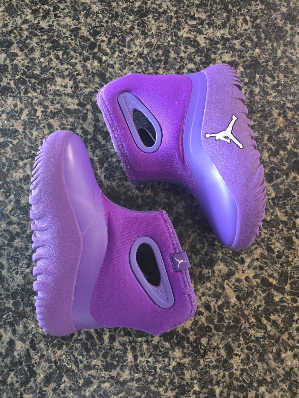 Jordan Lil Drip Kids Purple Pull-On rain/ Winter Boots 8C